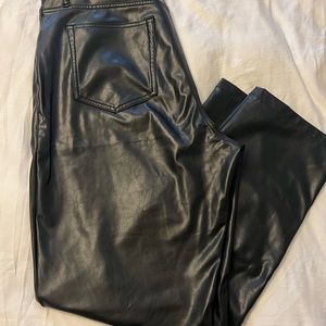 Abercrombie leather pant